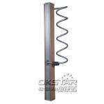 wood outdoor fitness equipment park exercise machine for old people