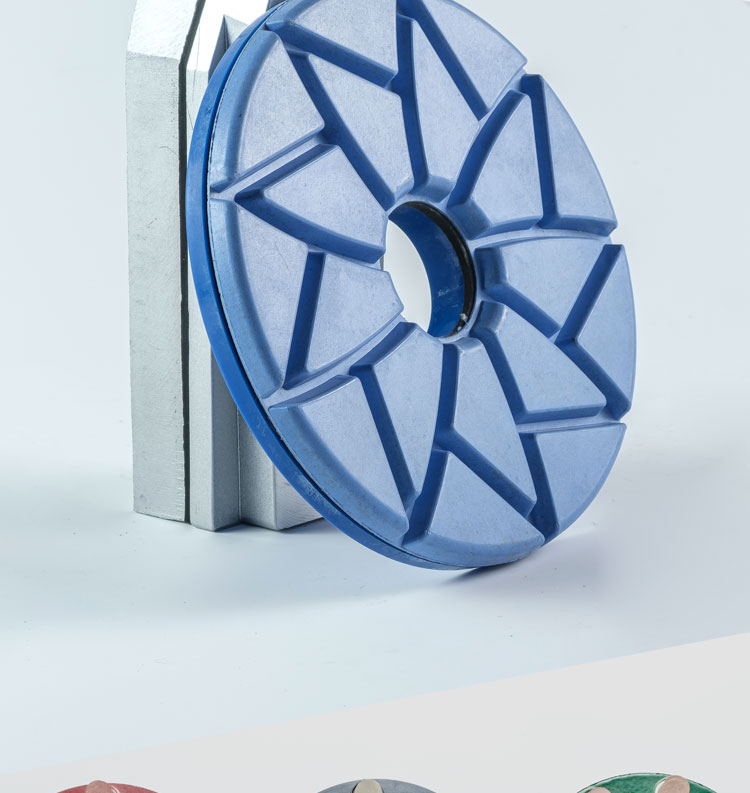 Customized Colors 200mm 8inch Diamond Grinding Disc For Granite Stone Resin Bond Abrasive