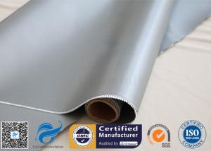 Quality Oil Pipeline Insulation Silicone Coated Fiberglass Fabric Material 0.4 MM Thickness wholesale