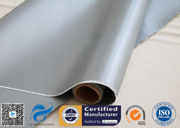 Oil Pipeline Insulation Silicone Coated Fiberglass Fabric Material 0.4 MM