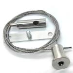 Hanging Use Brass Plated Nickel Cable Gripper Brass Nickel Plated Grip Lock