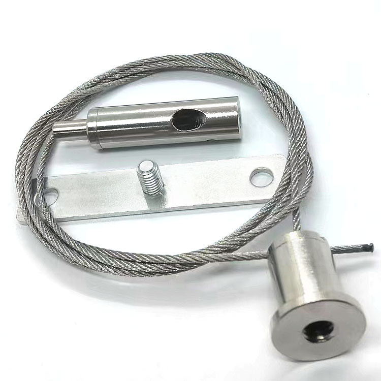 Hanging Use Brass Plated Nickel Cable Gripper Brass Nickel Plated Grip Lock Cable Grippers