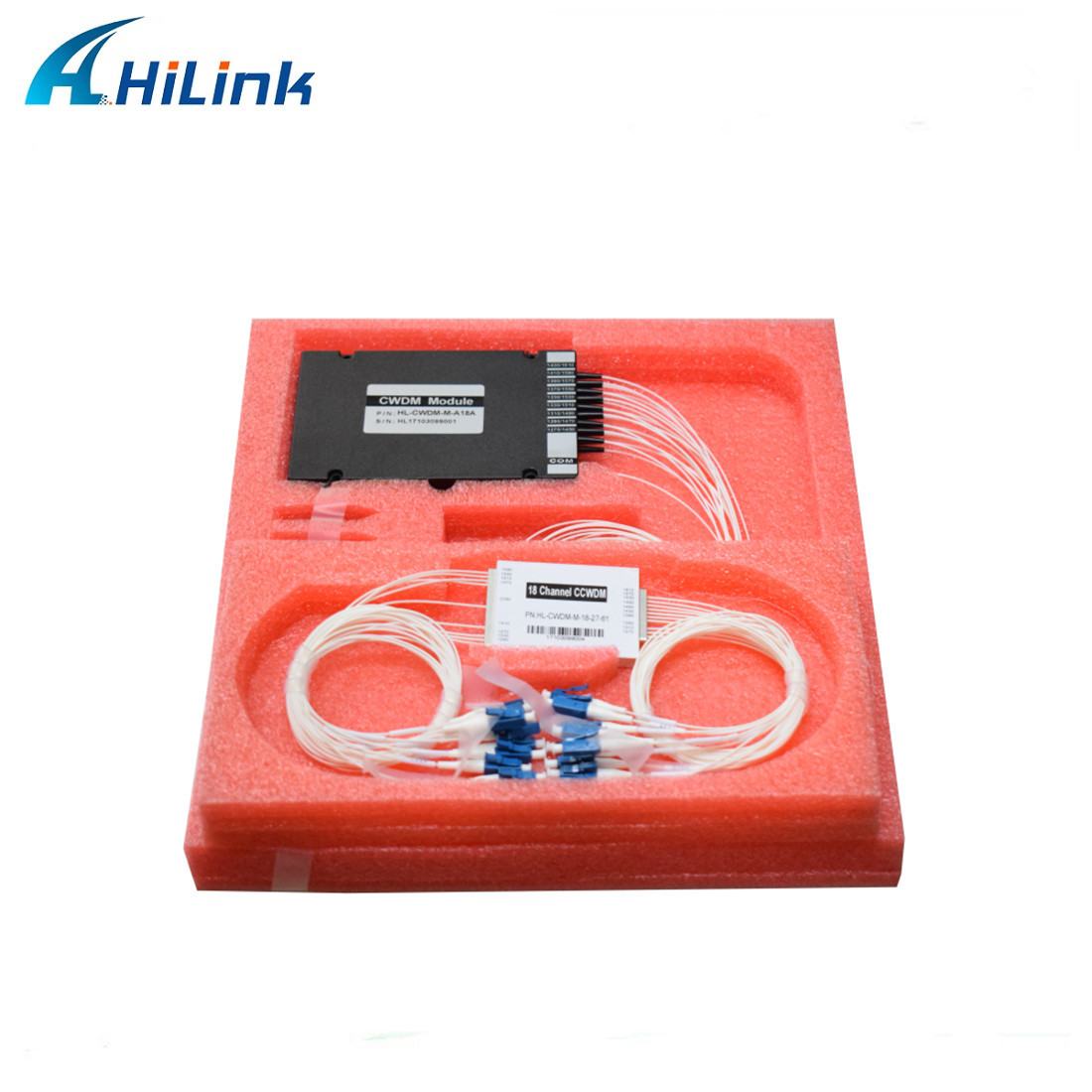 18CH CCWDM Mutiplexer Module LC / UPC For WDM Network Mini