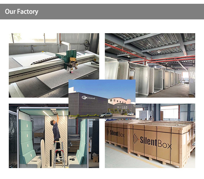 Extra Large Office Meeting Pods Customized Size Strong Steel Panel