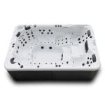 Luxury 10 Persons Acrylic Swimming Pool Outdoor Swim Spa Hot Tub With LED