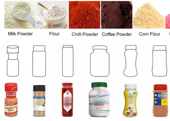industrial powder filling machine application