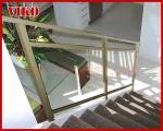 Glass Spigot For Glass Railing VH115SB 304 stainless steel Cap Handrail Glass