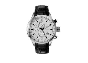 Quality 316L Sapphire Chronograph Wrist Watch , Genuine Cow Leather Chronograph Watch wholesale