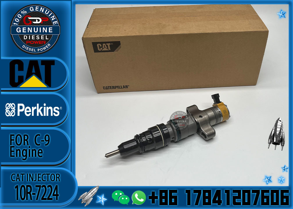 Fuel Injector 10R-7224 236-0962 2360962 for D6R 330C E330C Diesel Injector Assy C9 C-9 Engine Common Rail Injector