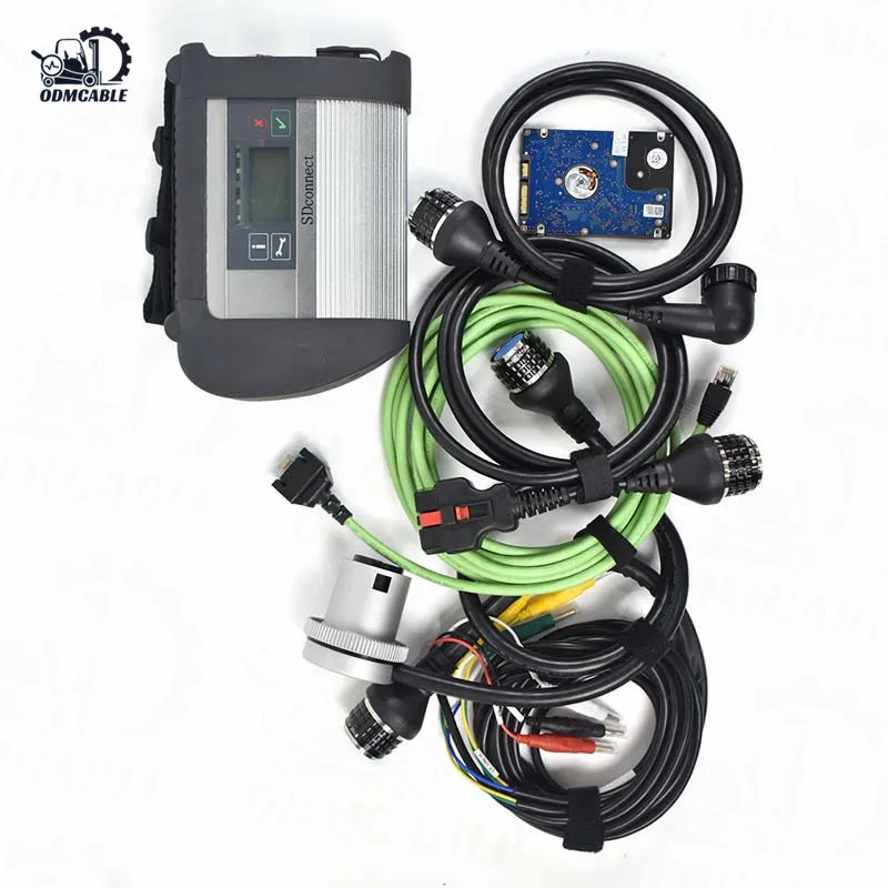 For Benz MB STAR C4 Multiplexer SD Connect Xentry DAS WIS EPC for Truck Car Bus Diagnostic Tool+F110 Tablet