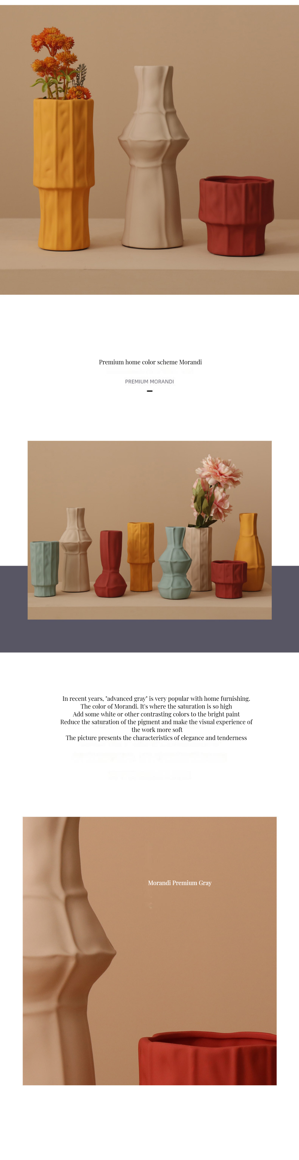 Ceramic Home Goods Vases Nordic Creative Art White for Commercial Buyers Gifts Stores