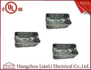 Quality UL Approvals Metal Conduit Boxes Galvanised Handy Box 2 inch * 4 Inch wholesale