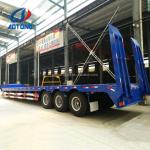 3.5" King Pin Lowboy Trailer 60-80 Ton Capacity Durable Steel Construction