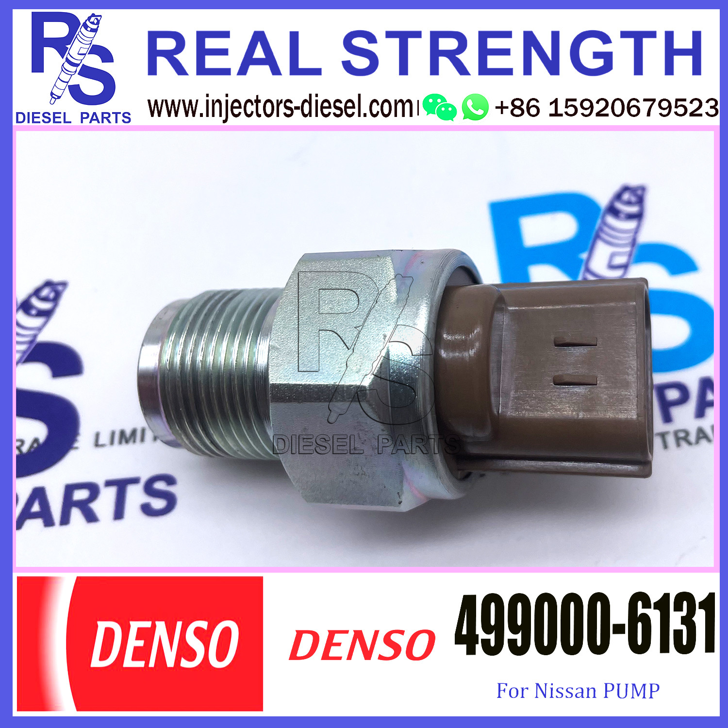 Fuel Common Rail Pressure Regulator Sensor 8981197900 499000-6131 499000-6130