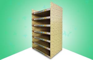 Quality Heavy Duty 7 Shelf Cardboard Display Stands For Toys , Cardboard Advertising Displays wholesale