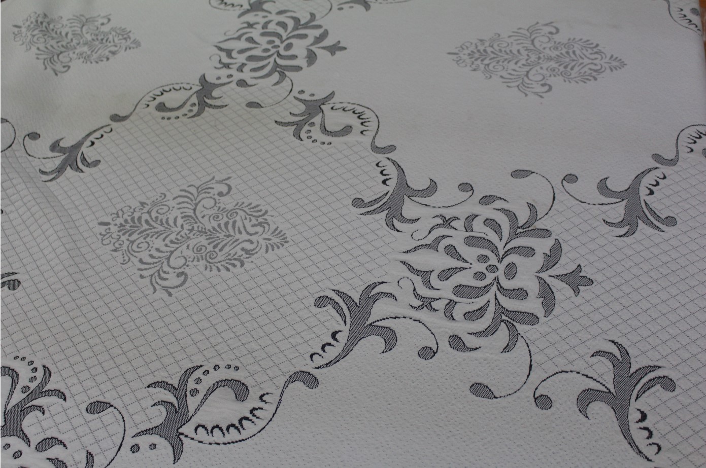 2.4m Width 300gsm Stretch Jacquard Knitting Fabric For Mattress Protector