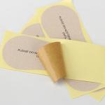 110mm X 50mm Hygiene Kraft Paper Sticker Labels Printing For Swimwear Clothing