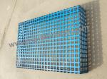 Square Hole Blue Perforated Metal Mesh Galvanized Steel Plate