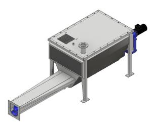 Quality 230mm Diameter 1.5kw Horizontal Screw Conveyor wholesale