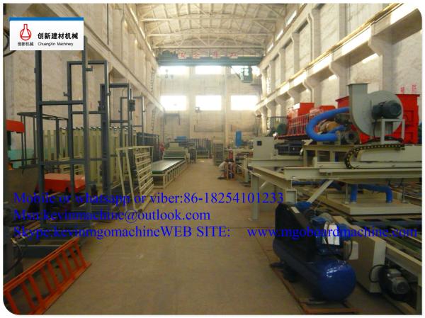Fire - Proof Mgo Board Production Line For Magnesium Oxide Board Manufacturing