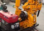 Hydraulic Diesel Engine 200m Deep Water Well Borehole Drilling Rig For