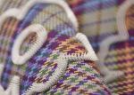 1.0mm Toothbrush Print Woven Fabric Labels Silicone Logo For Garments