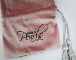 Jewelry Packing 12*15cm Velvet Tassel Drawstring Pouches