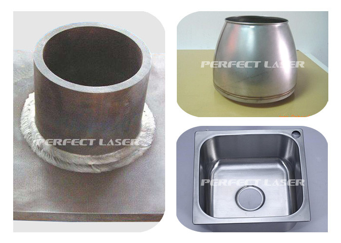 Energy Efficiency Laser Welding Equipment / Welding Supplies For Kitchenware Industry