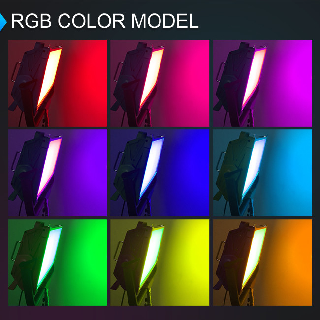 OEM supply RGB LED Studio lights 20000LM Aluminium alloy 200W led tv studio lighting With 12 Effects AI-2000C