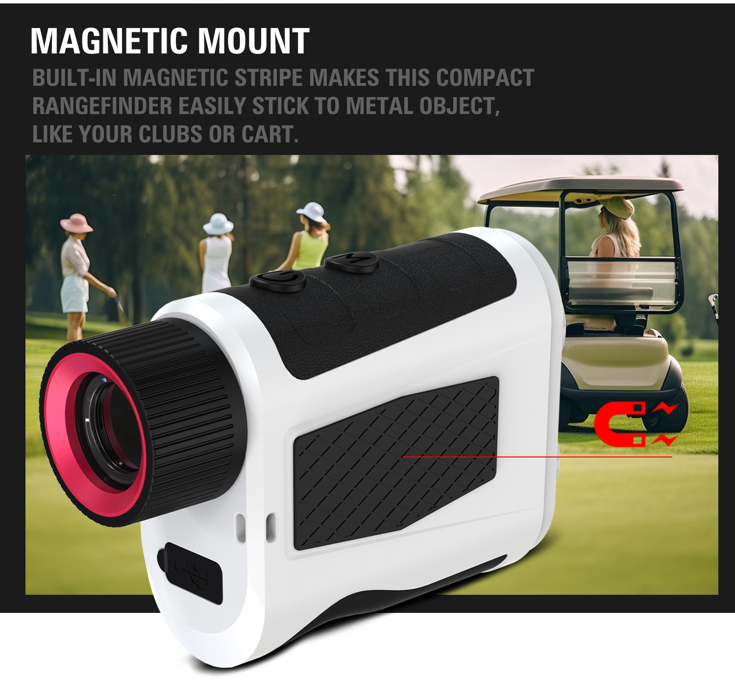 112*75*44mm Laser Distance Meter Telescope with Slope Scope and 905±5nm Laser Wavelength
