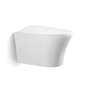 Quality Wholesale Price Toilet P-trap Bathroom Wall Mounted Rimless Soft Seat Cover Engineered White Ceramic Toilet Wall Hanging Toilet wholesale