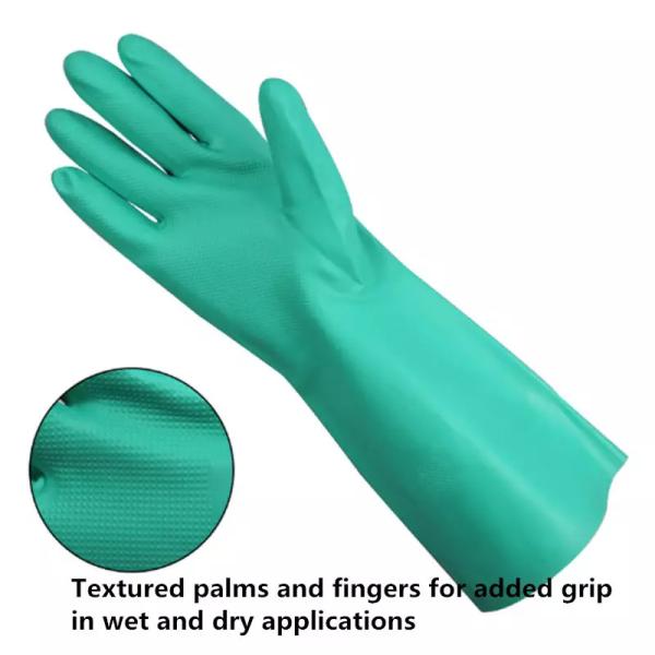 Safe touch screen vinyl disposable gloves blue nitrile gloves no powder