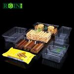 Transparent Plastic Biscuit Packing Tray Disposable Thermoformed PET