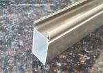 6m Normal length Aluminium Extrusion Profiles For Washroom Door