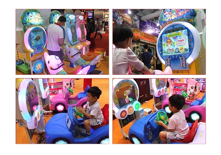 Coffee Shops Kiddie Ride Machines , Safe Coin Operated Childrens Rides