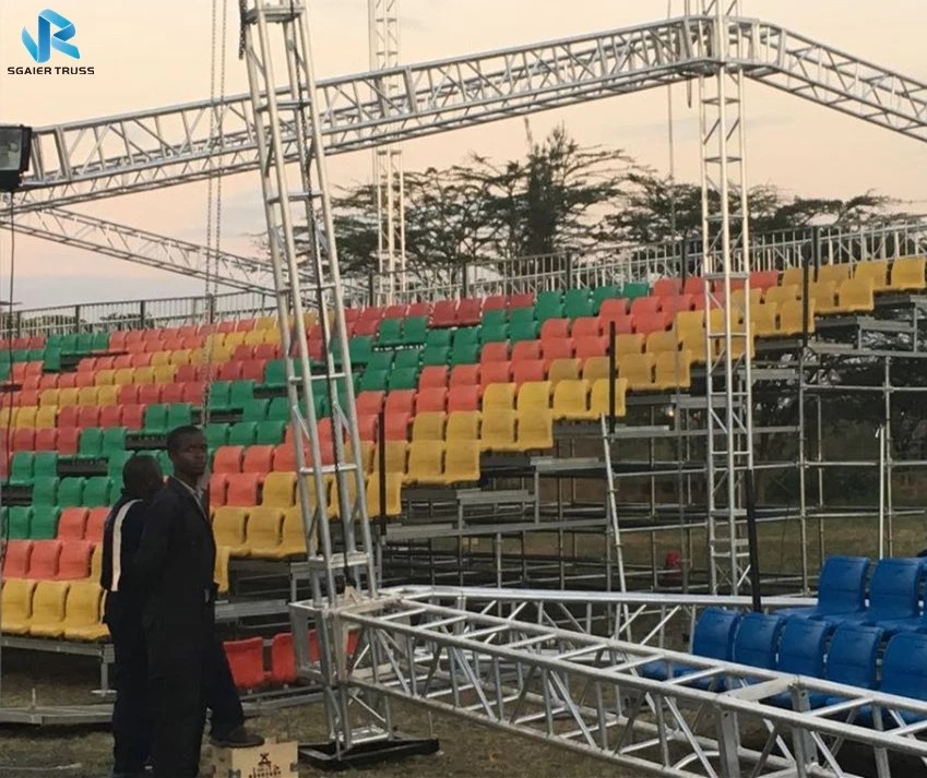 Outdoor Bleacher Temporary Structure Bleachers Retractable Bleacher Stadium grandstand bleachers