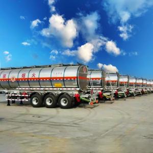 Quality 36000L 25t 3 Axles Insulation Tank Semi Trailers Heavy Duty wholesale