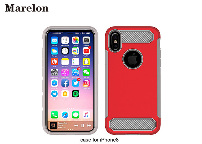 Shockproof Soft Iphone 6 6s Plus Phone Case Ultra Thin Anti - Slip Two Sides