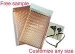 Shipping Mailing Metallic Bubble Mailers Envelope Rose Gold 9 * 10 Inch Size