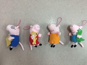 Quality Peppa Pig Plush Toy Keychain Stuffed Toys For Promotion Gifts wholesale
