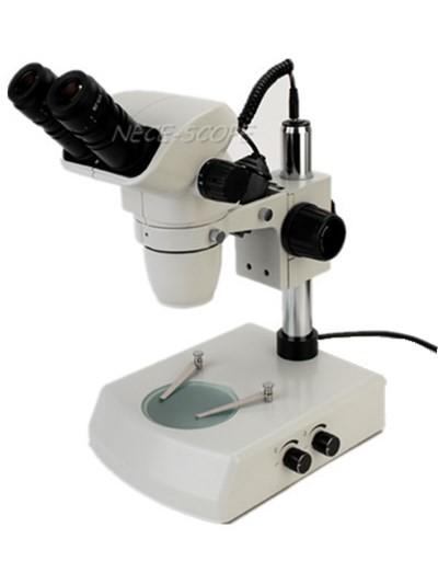 φ95mm Glass Stereo Zoom Microscope , Trinocular Stereo Microscope With Camera