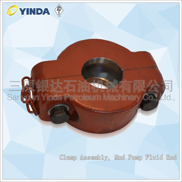 Haihua F1600 Mud Pump Clamp Assembly, Mud Pump Fluid End HH11309A.05.21.001.159 mud pumps for drilling rigs