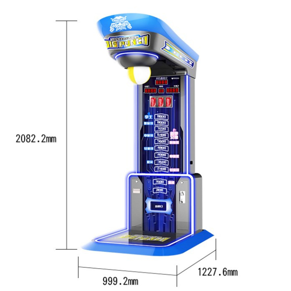 CE Certified Sports Arcade Machine Dragon Punch Boxing Machine For Entertaiment