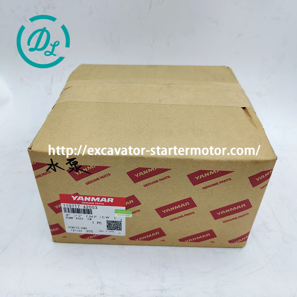 119717-42003 Excavator Water Pump 119717-42002 3TNV76 Engine Yanmar