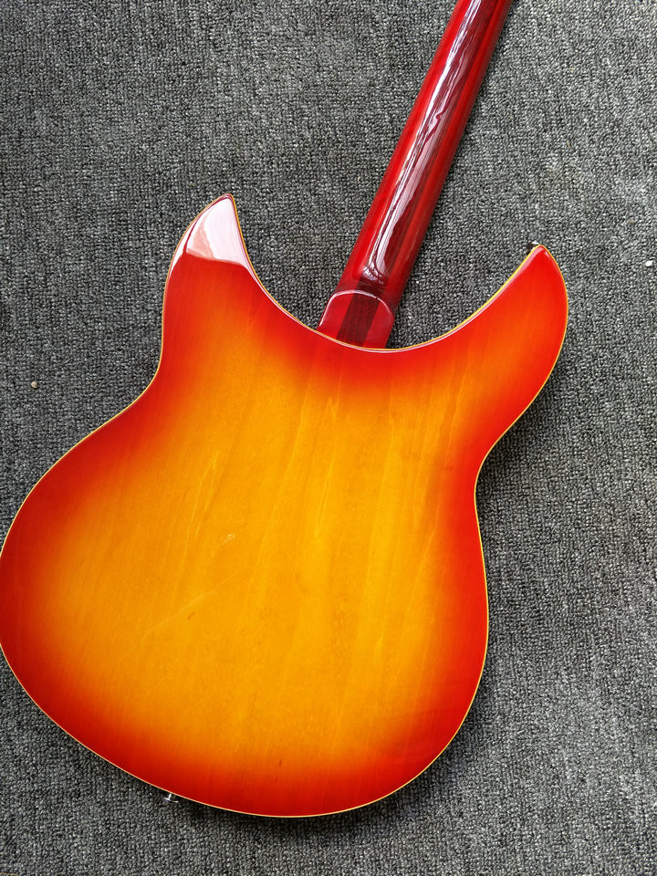 New Arrival rickenback 360 electric guitar Ricken 325 3 pickups electric guitar Rick custom guitar in cherry sunburst
