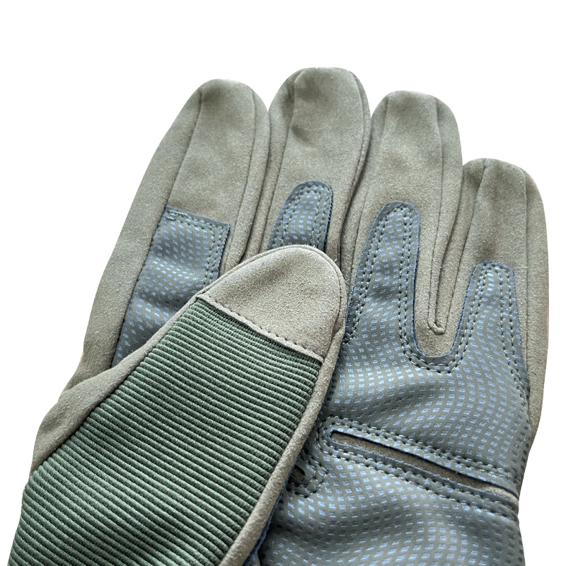 Puncture Resistant Full Finger Glove for Outdoor Climbing Adjustable Wrist Strap M-XL