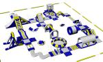 TUV Certification Inflatable Floating Water Park For Lake / Resort