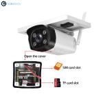 Outdoor 1080P Bullet Camera Outdoor PIR alarm Low Power TF card slot Solar