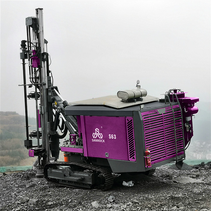 Integrated Surface Drilling Machine Mining Hydraulic Blast Hole DTH Drilling Rig 30m