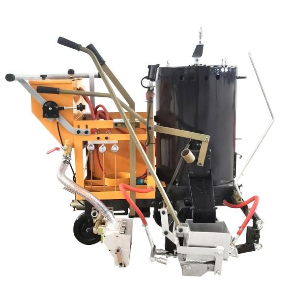 Hydraulic or Electric Drive System Human Pushing Thermoplastic Road Marking